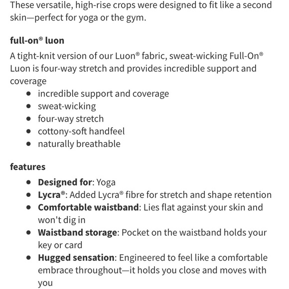 Lululemon Wunder Under Hi-Rise 1/2 Tight 17” - Picture 6 of 6